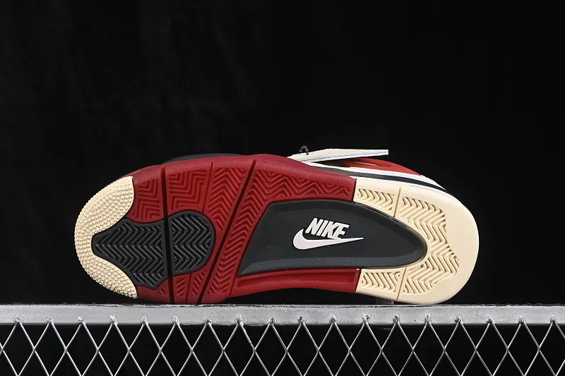 All Categories Air Jordan Jordan Series Basketball Shoes Air Jordan 4 OG Version Nigel Sylvester x Air Jordan 4 Retro "Brick After Brick" AJ4 Joe 4 White Red Urine Stains 2.0 IQ8055-100